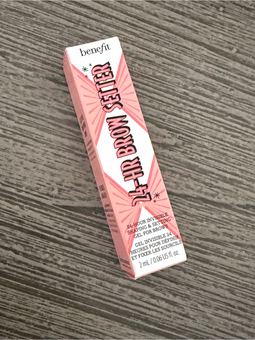 Benefit 24-Hour Brow Setter Clear Brow Gel with Lamination Effect - 0.06oz. NWT!